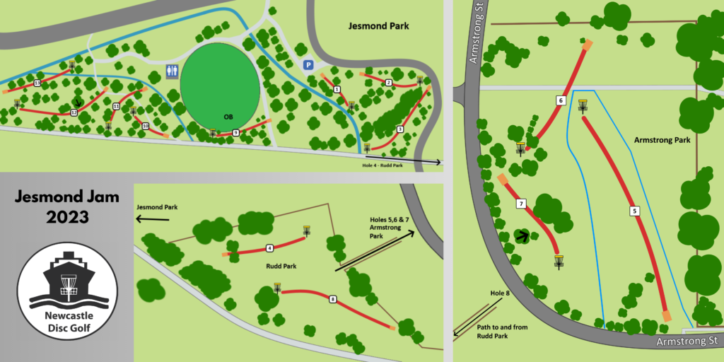 Jesmond Jam 2023 course map